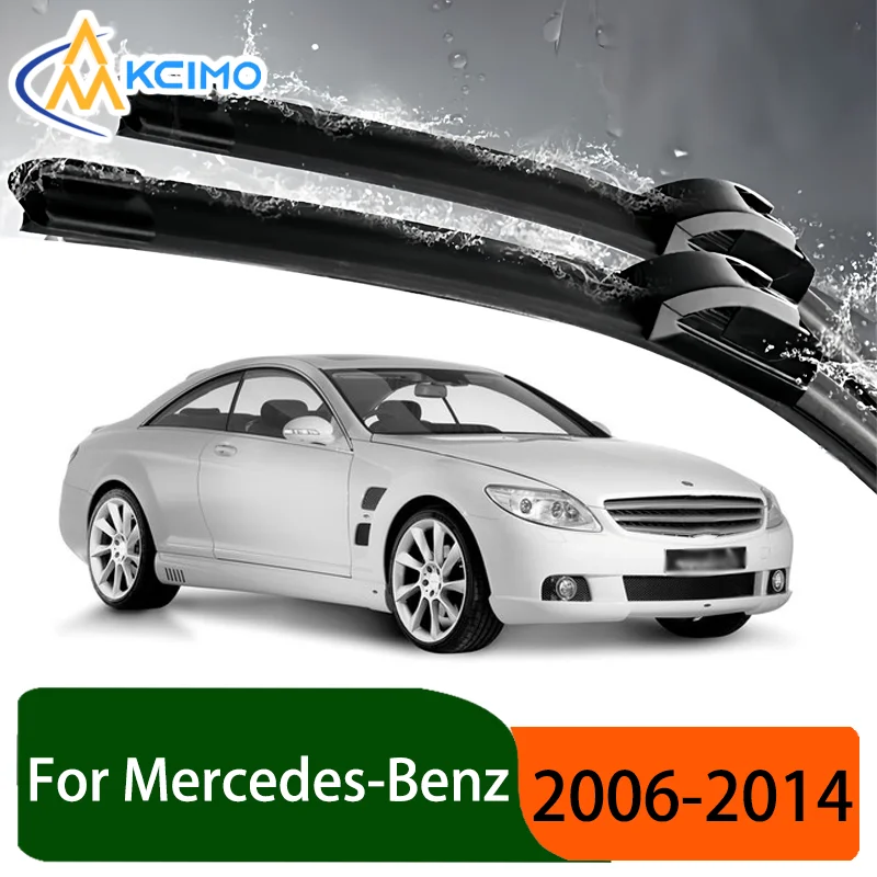 

Silent Front Rear Wiper Blades Set for Mercedes-Benz CL-Class 2006-2014 2015 Auto Windscreen Windshield Window Wiper Accessories
