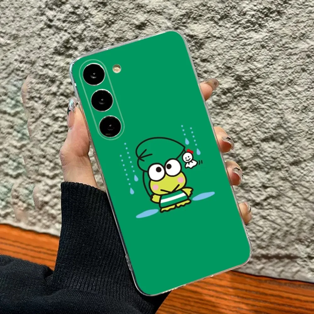 K-Kero K-Keroppi Phone Case For Samsung Galaxy A71,70,52,40,51,31,A50,21S,30S,Note20ultra Transparent soft Cover