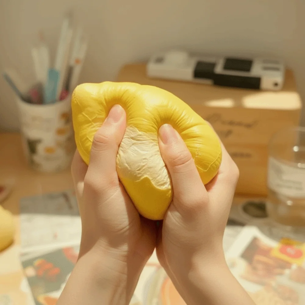 Release Hand Simulated Durian Squeeze Relax Gift Sensory Slow Rebound Squeeze Stretch Elastic Slow Rebound Vent