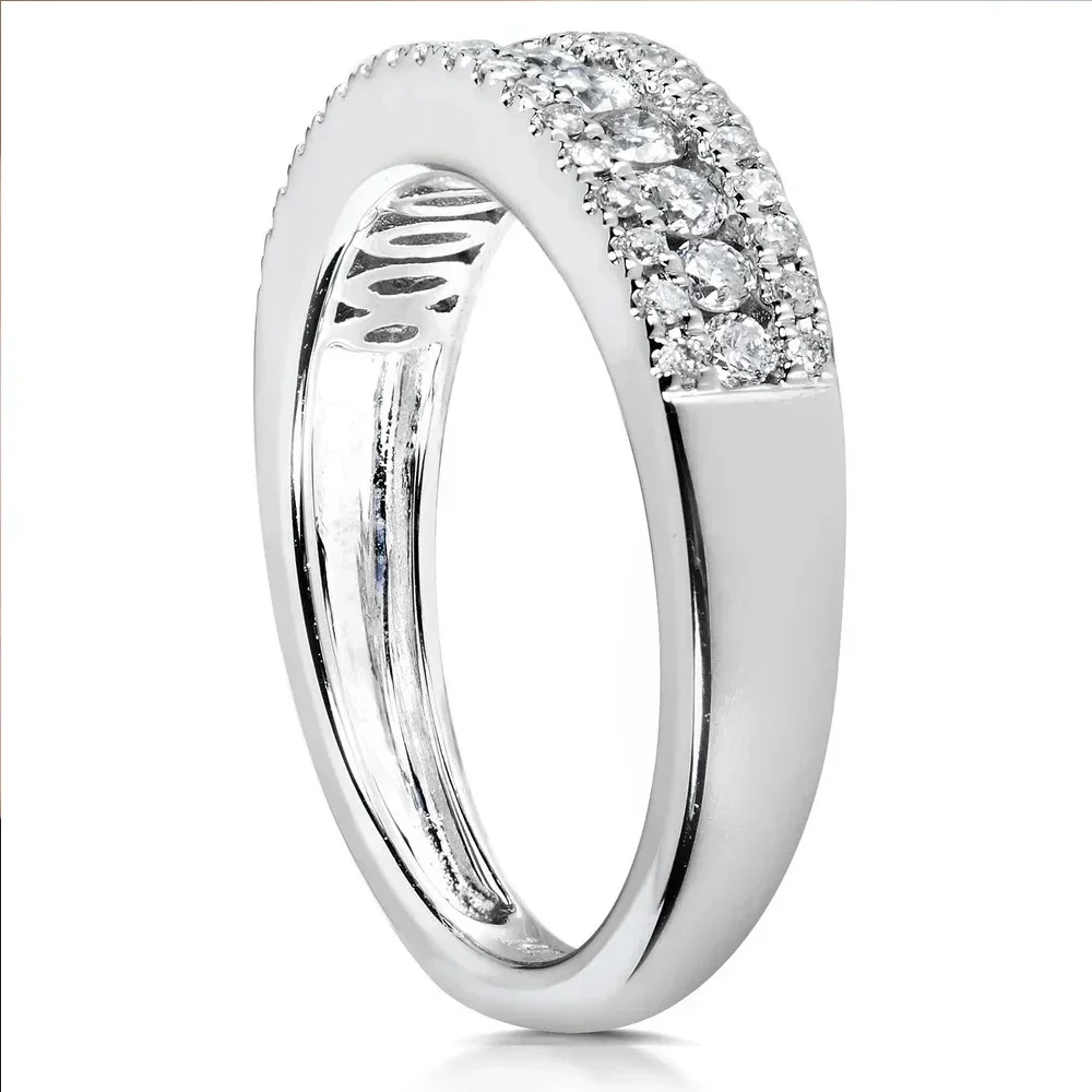 Bling CZ Wedding Bands 2026 Exquisite Bridal Ring for Women Luxury Fashion Jewelry for Marriage Ceremony Party
