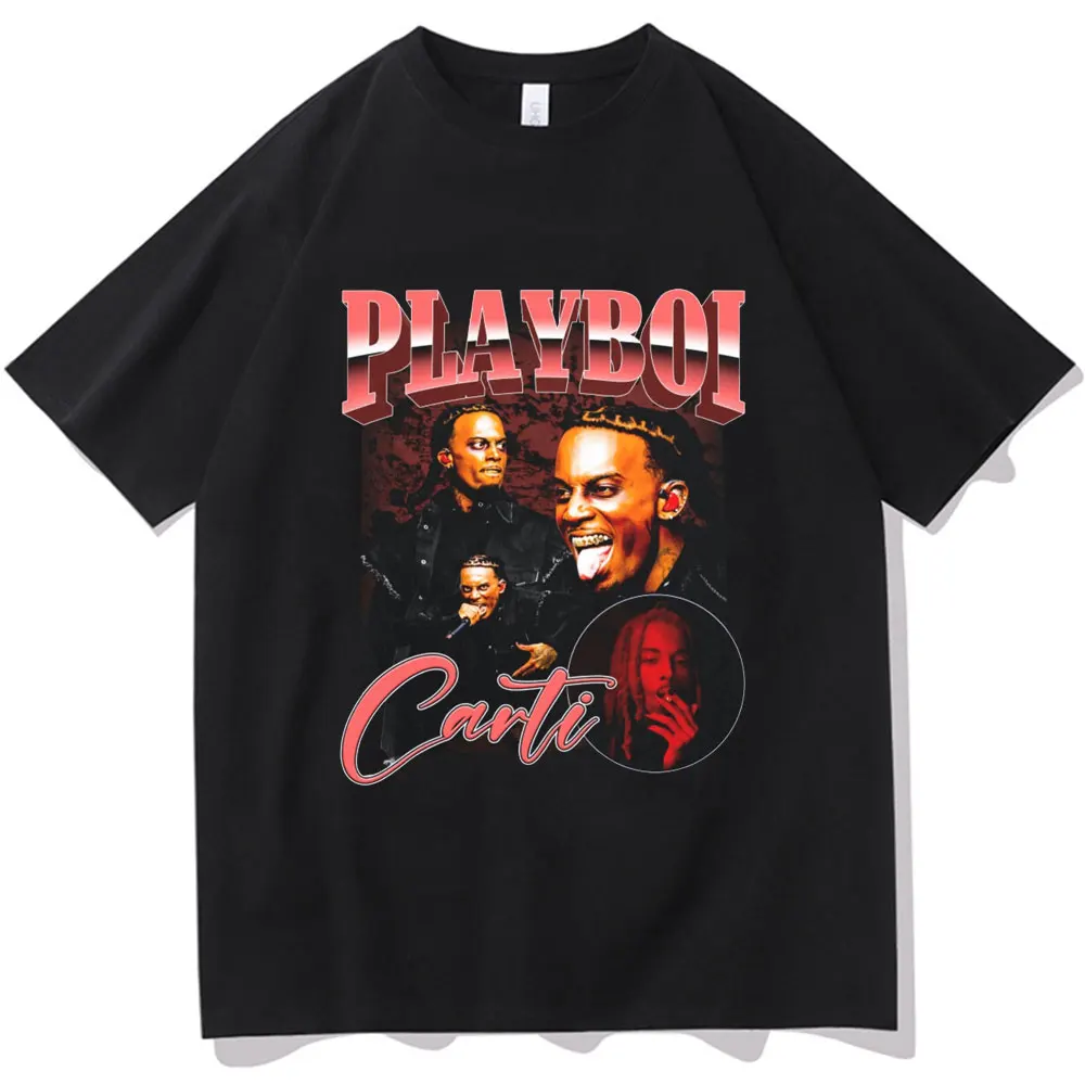 Playboi Carti Music Album Whole Lotta Red Print T-shirt Men's