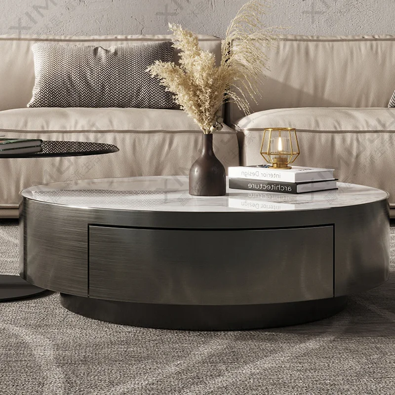 Drawers Designer Coffee Table Decoration Luxury Modern Living Room Writing Side Table Moving Mesa Auxiliar Trendy Furniture