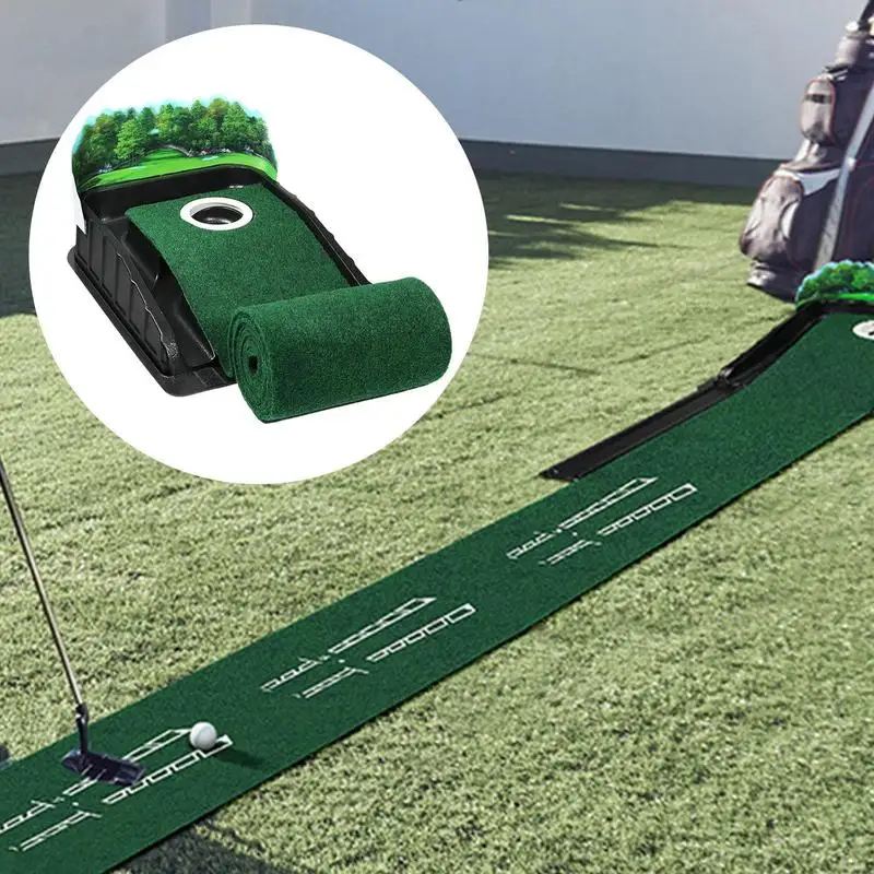 Practice Putting Green Indoor Indoor Golf Practice Putting Mat Indoor Putting Mat With Automatic Ball Return Track For Golf