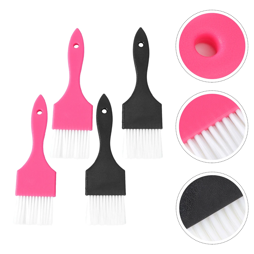

4Pcs Hair Dye Brushes Coloring Tools Plastic Material Long Lasting Salon Home Use DIY Hairstyling Accessories Household Beauty