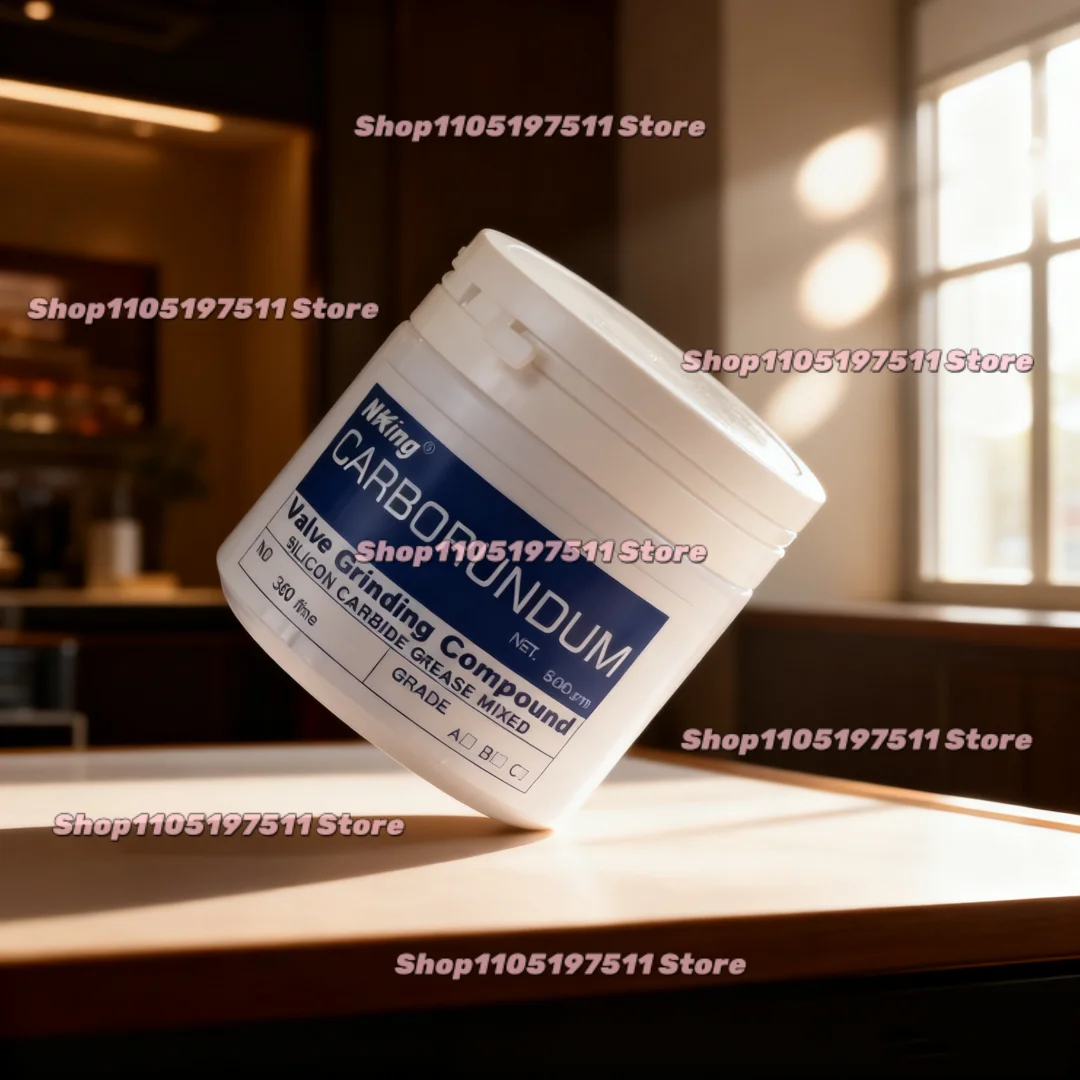 500g NHKING CARBORUNDUM Steel Sanding Paste Grinding Compound Ideal Engine Valve Cylinder Grinding Paste 362 360Fine