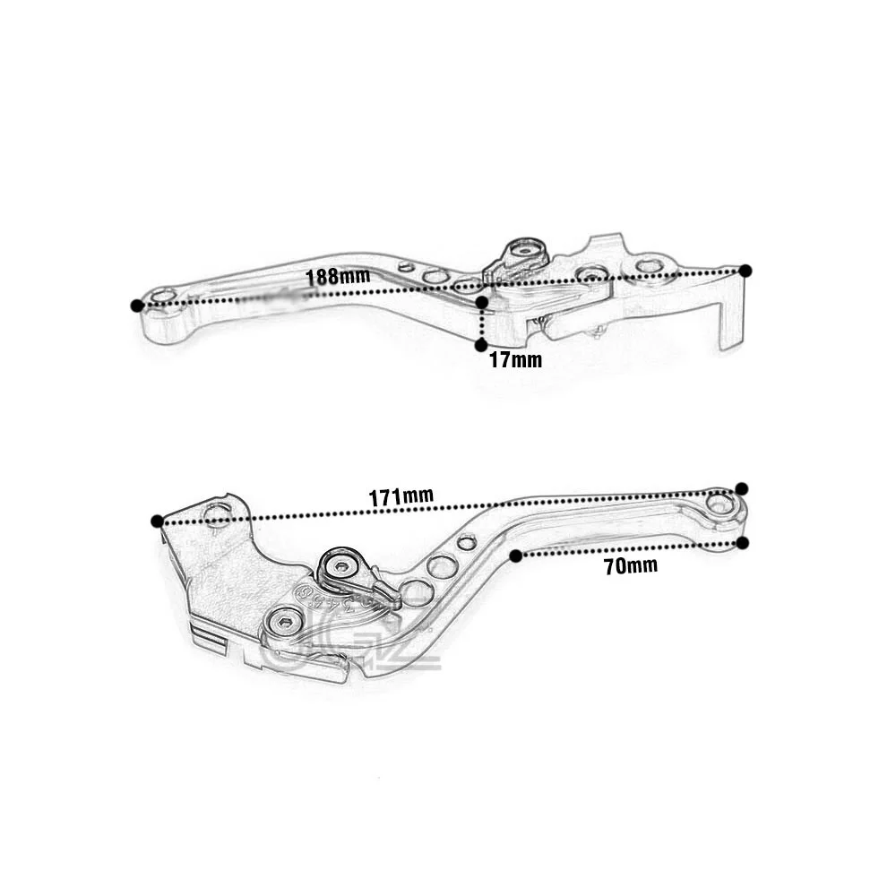 For KTM Duke 250 390 RC250 2013 - 2015 2016 RC200 2014 2015 Orange CNC Aluminum Motorcycle Short Adjustable Brakes Clutch Levers