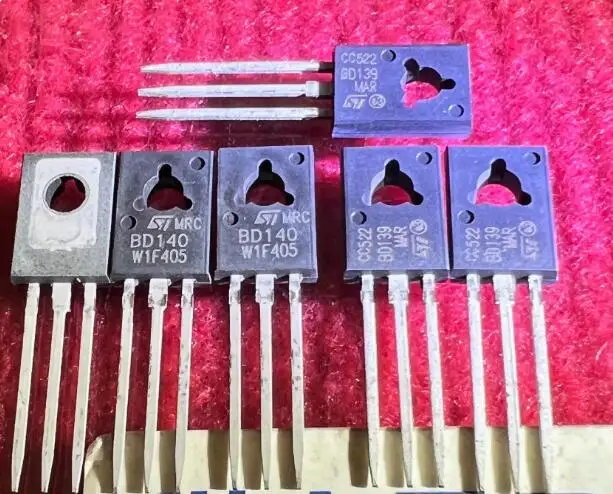 20pair/lot Original BD139 BD140 TO-126 packaged audio transistor free shipping