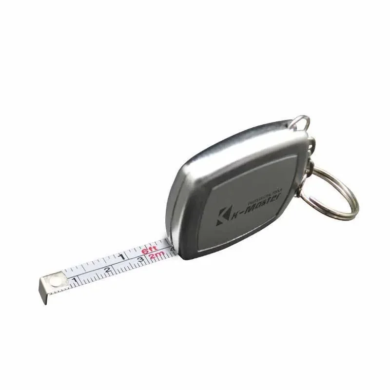 Retractable Ruler Measure Key Ring Small Steel Tape Measure Construction Tools Measuring Instruments Portable Tape Measure