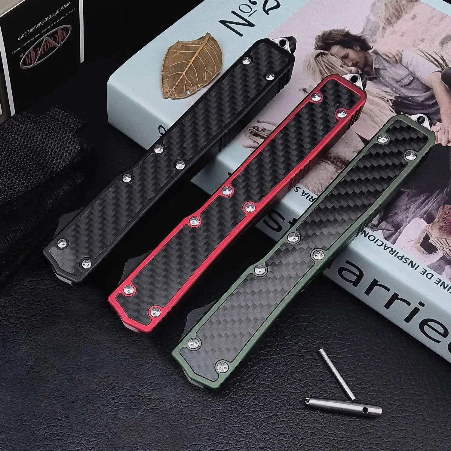 

Micro&tech Tricolor Saint Ant EDC Aluminum Alloy Handle EDC Tools