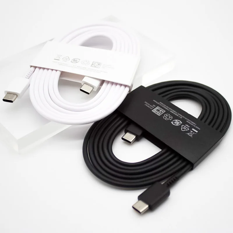 SAMSUNG 1,8M 3A Kabel S25 S24 A54 USB Typ-C zu Typ-C PD 45W Superschnelles Ladekabel für Galaxy S23 S22 S21 S20 Plus A15 A53 – Detail 4