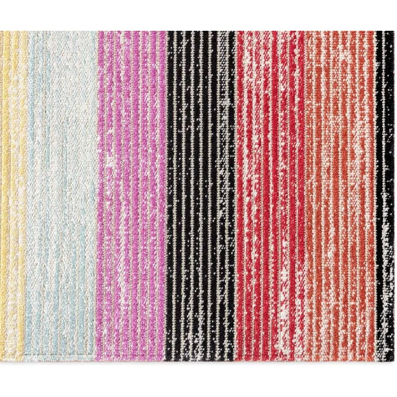 Miller New York Patio Sofia Estelle Innen-/Außenbereichsteppich, Rot/Rosa, 7'9"x10'2" Rechteck