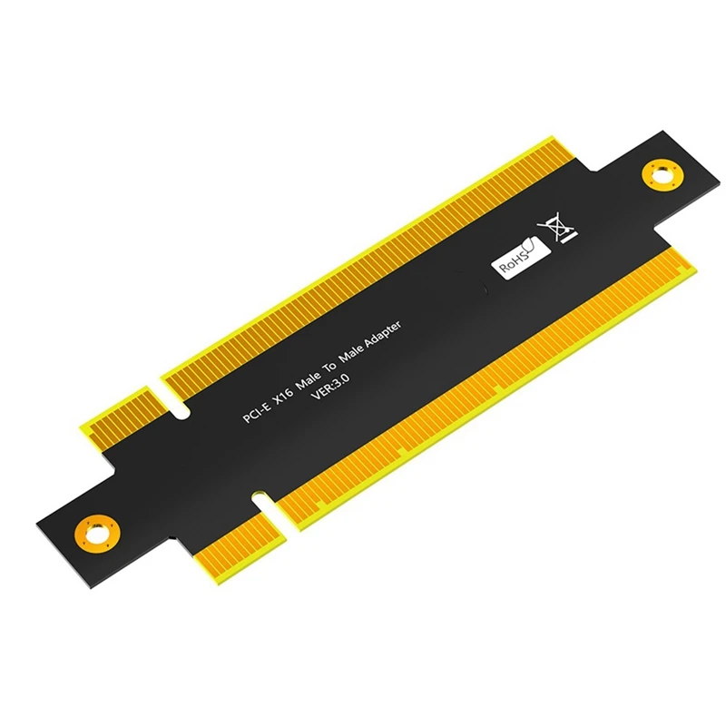 PCI Express 3.0 16x Stecker zu Stecker Adapter Stecker Riser Konverter PCI-E X16 zu PCE-E X16 verlängern Leiterplatte Design einfach zu bedienen