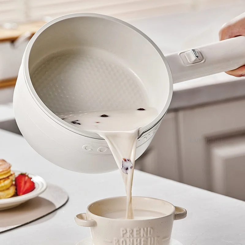 2L Electric Cooking Pot Large Capacity Hot Pot Non-stick Frying Pan Multi-function Baby Professional Supplementary Food Pot 220V