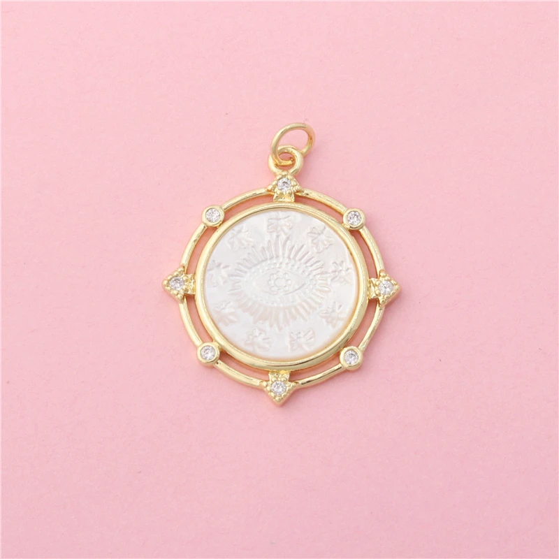 10pcs Brass Shell Charms Pendants For Jewelry Making Diy Bracelet Necklace Earrings Accessories