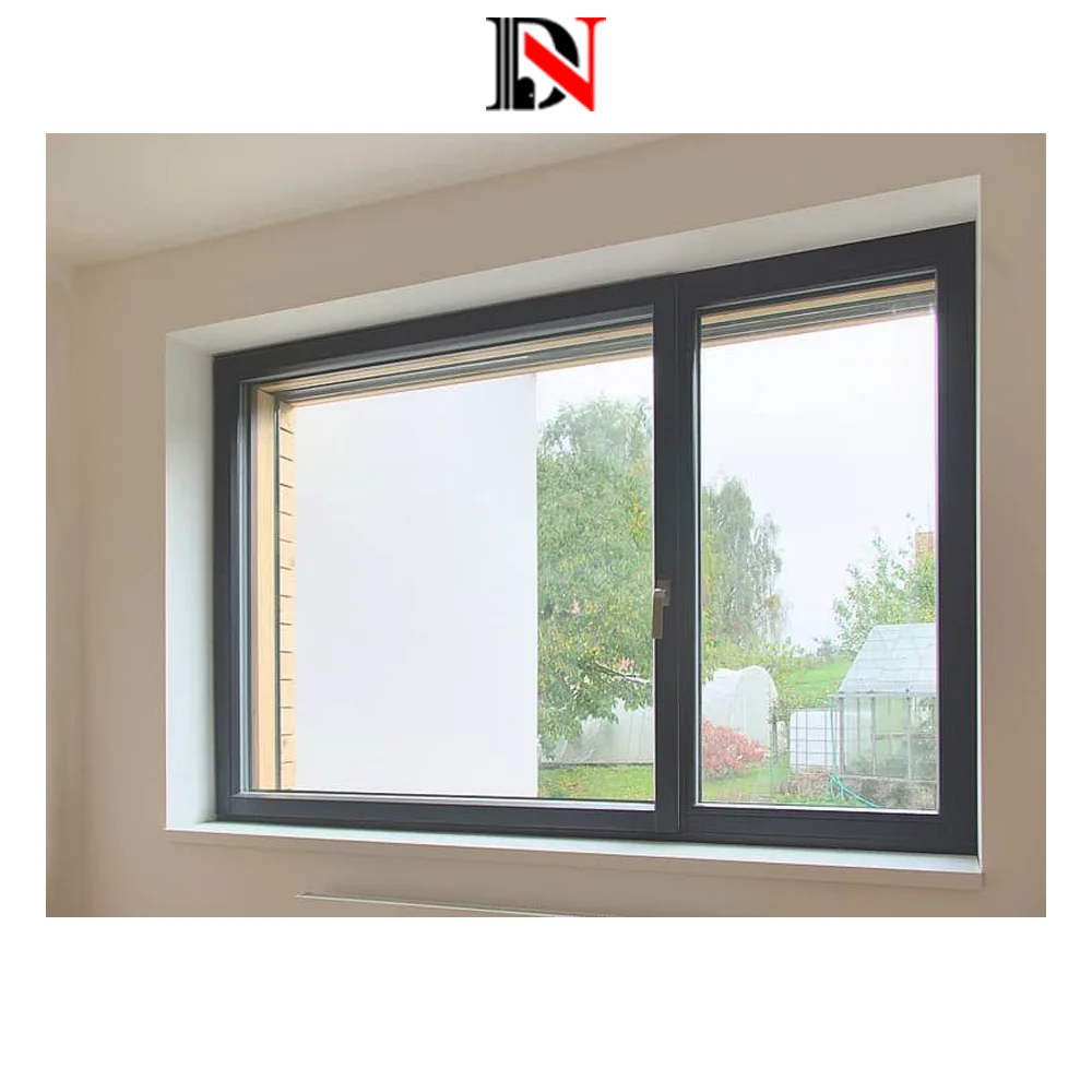 Latest Hurricane Impact Aluminum Glass Casement Window Waterproof Soundproof Interior Residential Household Window