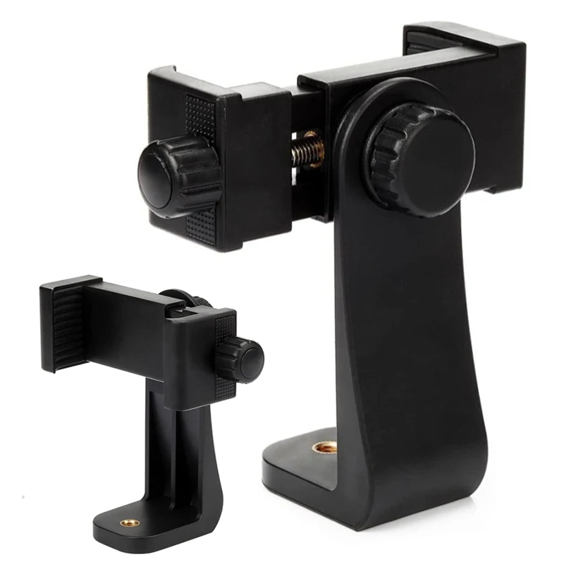 360 Degree Rotating Mobile Phone Clip With All 1/4 Screw Cellphone Holder Tripod Adapter Mount Desk Tripod Accessories For Phone