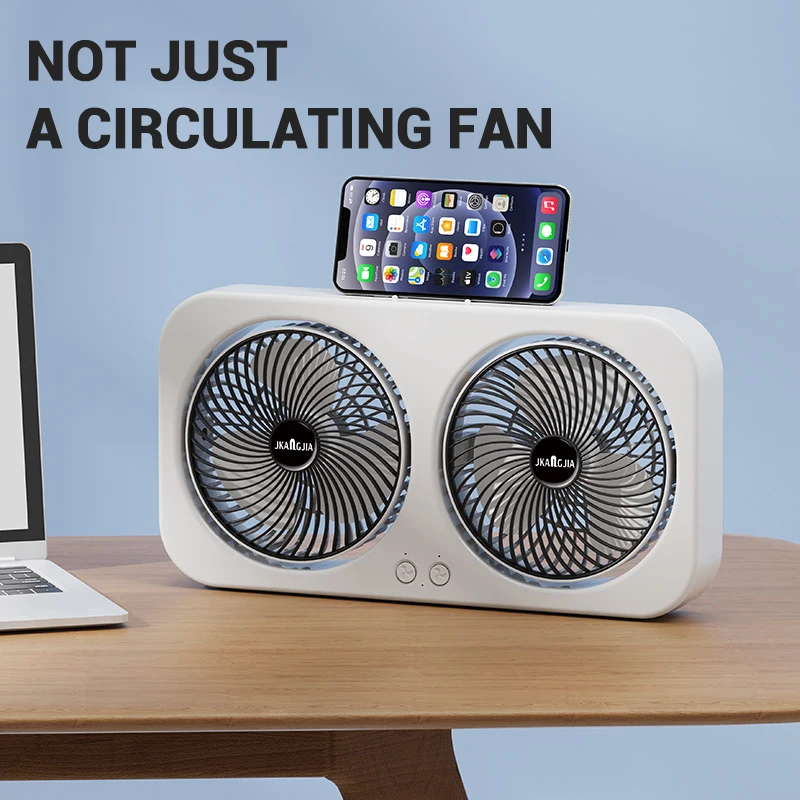 โรงงานขายส่งพัดลมตั้งโต๊ะสําหรับบ้าน 1800mAh พัดลมเพดานแบบชาร์จไฟได้ MINI Ventilateur เต็นท์แบบพกพา Cooling พัดลมตั้งโต๊ะ