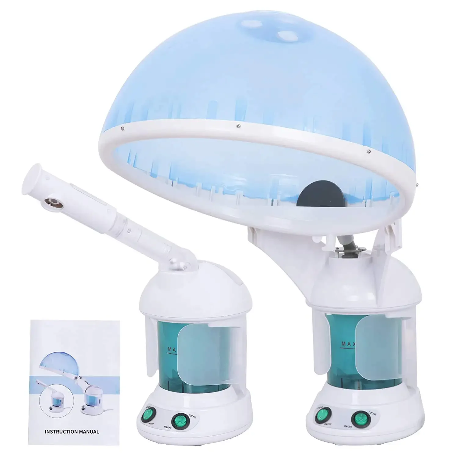 Przenośny nebulizator do pielęgnacji skóry 2 w1 twarz parowiec do oparów do włosów Nano Spray pary ozonowej