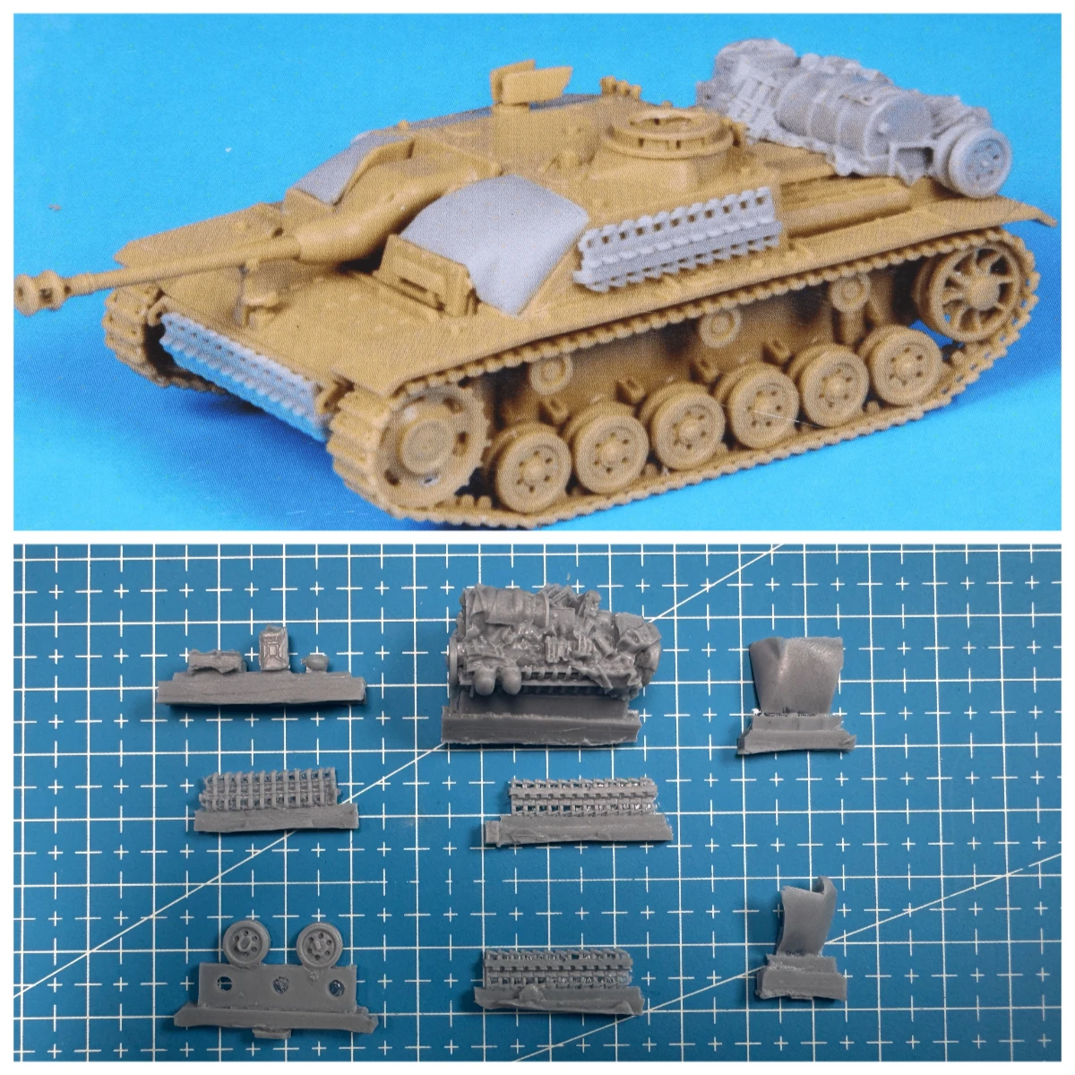

1:72 Cast Resin Model Assembly Kit, GK, No. 3 Assault Gun G Type with Vehicle Package Replenishment, Unpainted
