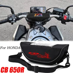 Sac de rangement étanche et anti-poussière pour guidon de moto, accessoire de navigation pour Honda CB650R, CB650 R, CB 650R, CB 650 R