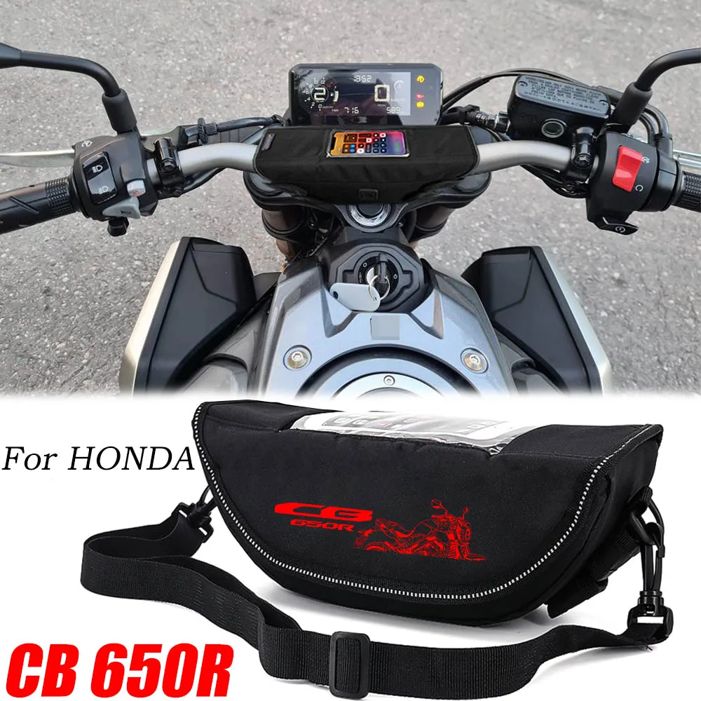 For Honda CB650R CB650 R CB 650R CB 650  R  Motorcycle accessory  Waterproof And Dustproof Handlebar Storage Bag  navigation bag