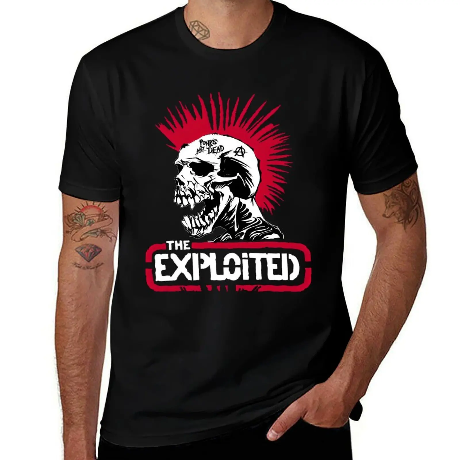 

The Exploited - The Exploited Punks Not Dead T-Shirt man t shirt luxury man graphic t shirt T-shirt