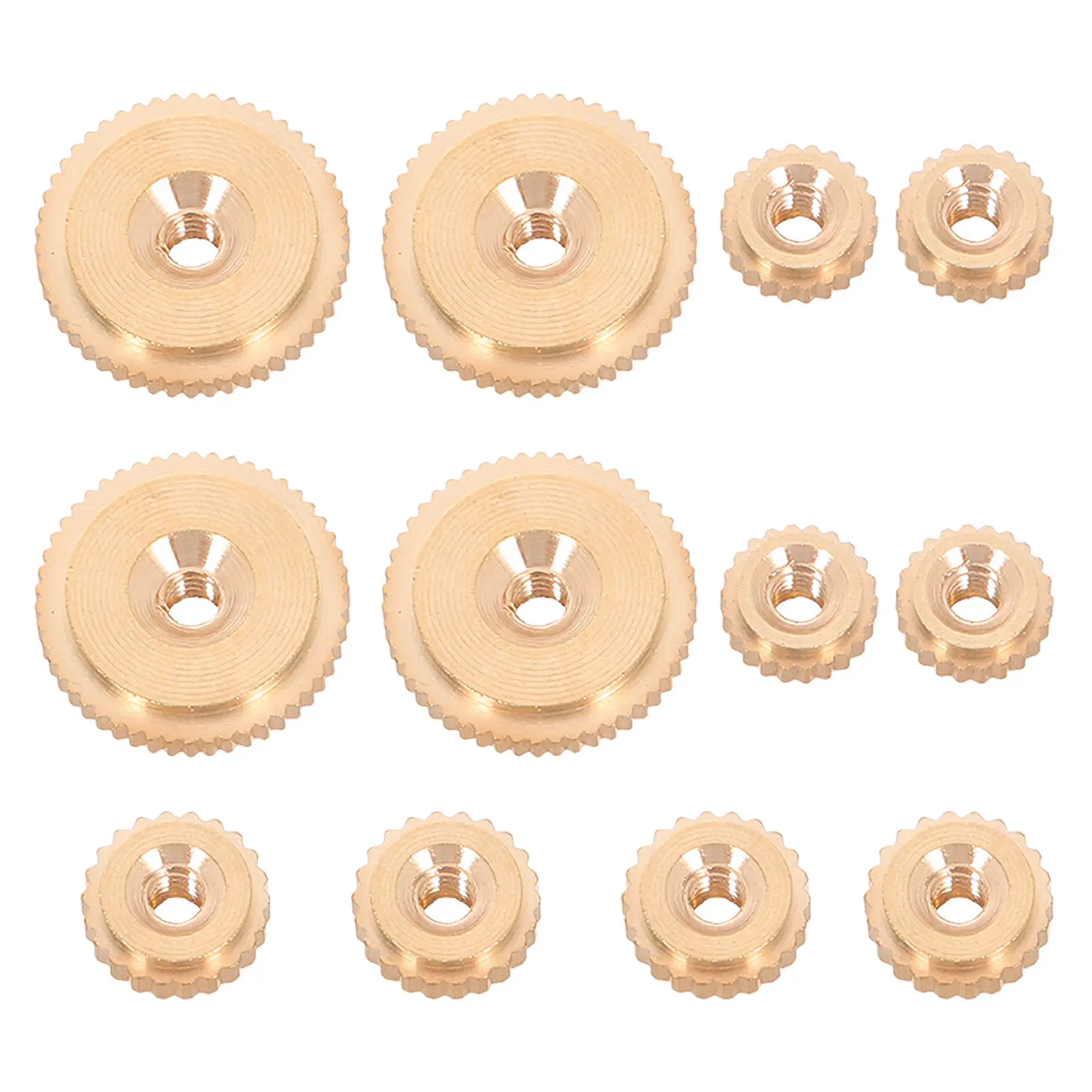 12 Pcs Clock Fastener Nut Mechanism Parts Fixing Movement Replacement Making Adapter Kit Hardware Accessories Nuts