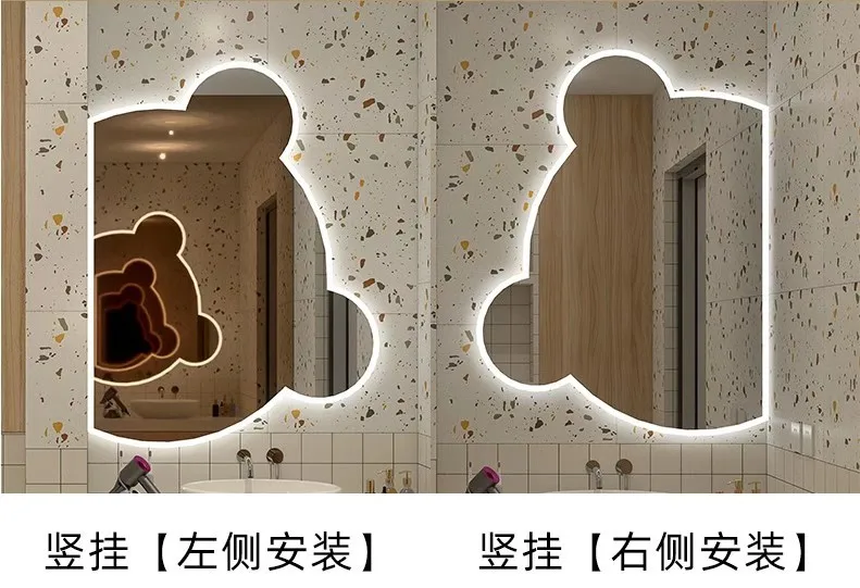 Picture 3: Modern LED Bathroom Vanity Mirror with Smart Touch Control Lighting, Anti-fog, and Shatterproof Lens