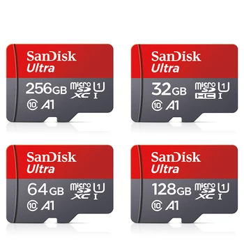 Orijinal Sandisk Hafıza Kartı 256 GB 128 GB 64 GB 32 GB TF mikro sd kart Sınıf 10 UHS-1 flash kart Bellek Microsd Akıllı Telefon PC için