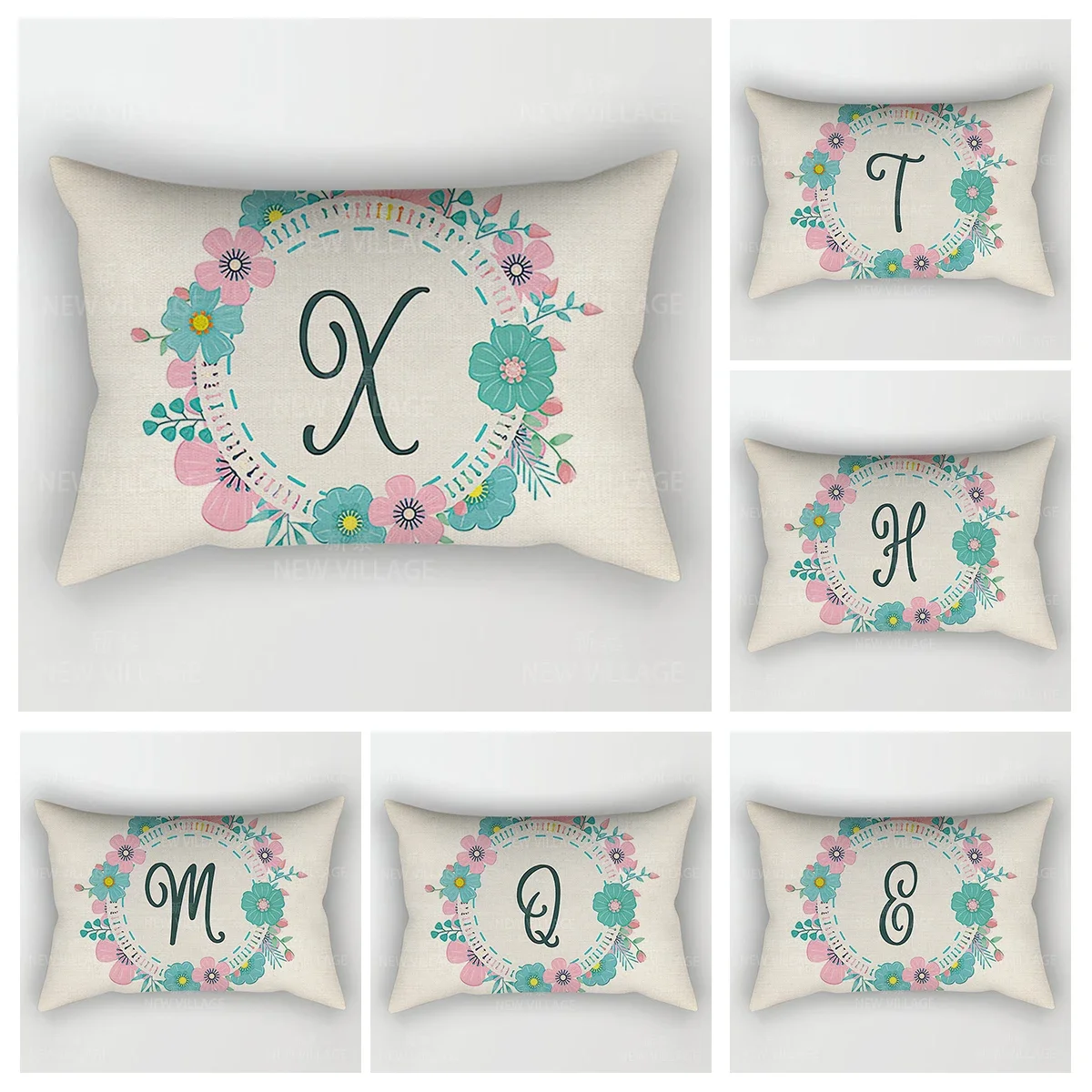 Home Decor 26 Letter Alphabet Pillowcase autumn decoration pillow cushion cover decorations throw pillow covers30*50 40x60 50*70