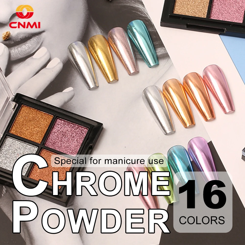 

1g 16Colors Magic Holographic Powder Lridescent Nail Mirror Chrome Pigment Dye Symphony DIY Resin Carfts Manicure Decoration