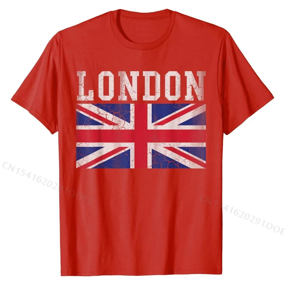 Vintage London England Union  T-Shirt Graphic Men T Shirts Fitness Tight Tops Shirt Cotton Cool