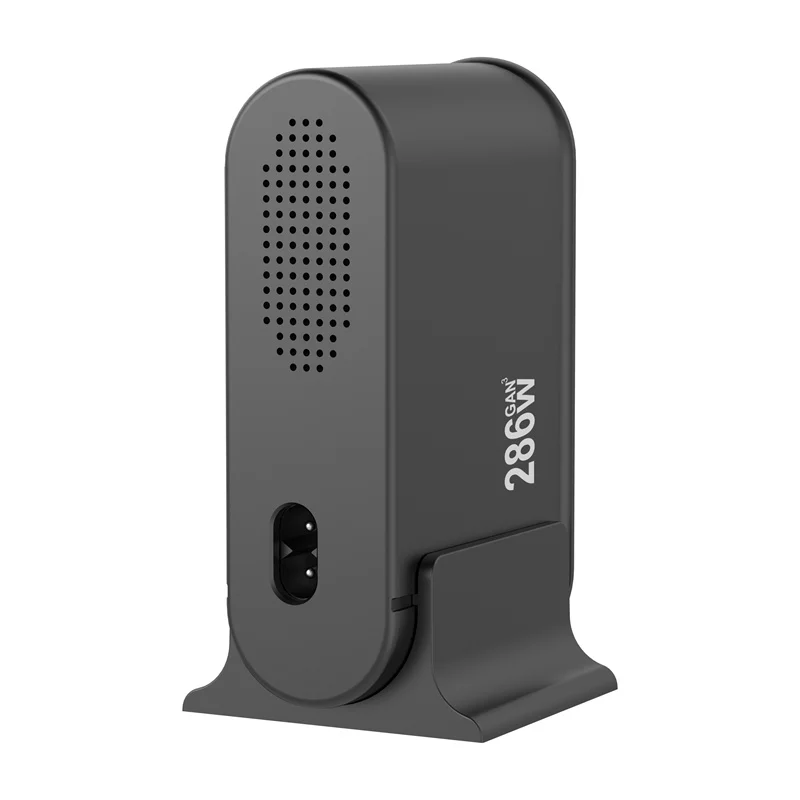 [GaN Tech] 286W 8 portas USB PD Carregador 2USB-A + 6USB-C PD QC Estação de carregamento de mesa de carregamento rápido Plugue UE Plugue EUA para telefone