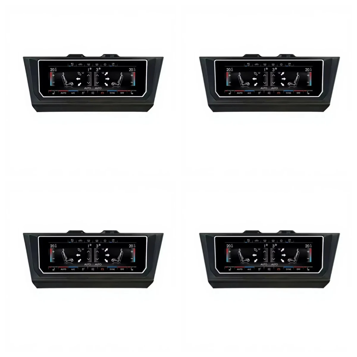 LCD Display for Tiguan Golf 7 Air Conditioning Systems Climate Control Car Modification Parts