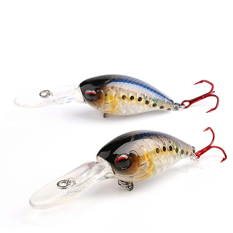 

Histar 1pc Long Casting 50mm ABS High Grade Plastic Vivid Swimming Action Hard Bait 3D Laser Crankbait Fishing Lure