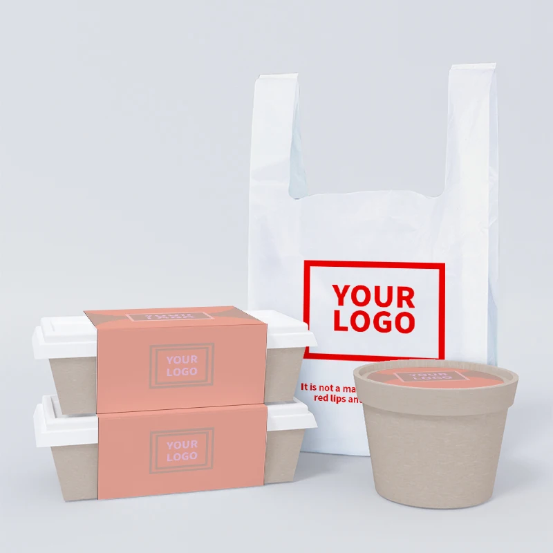 custom.LOKYO 500ml 900ml Disposable Fast Food Take Away Packaging Custom Take Out Container Food Box