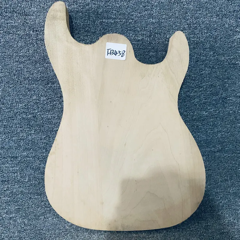

FB458 Raw Meterials of Solid Basswood for Electric Guitar Body Replace and DIY No Paints Right Hand Version