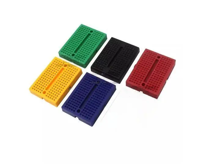 Mini placa de pruebas SYB-170, placa de experimentos, mini placa de pruebas de colores, placa de pruebas entrelazada