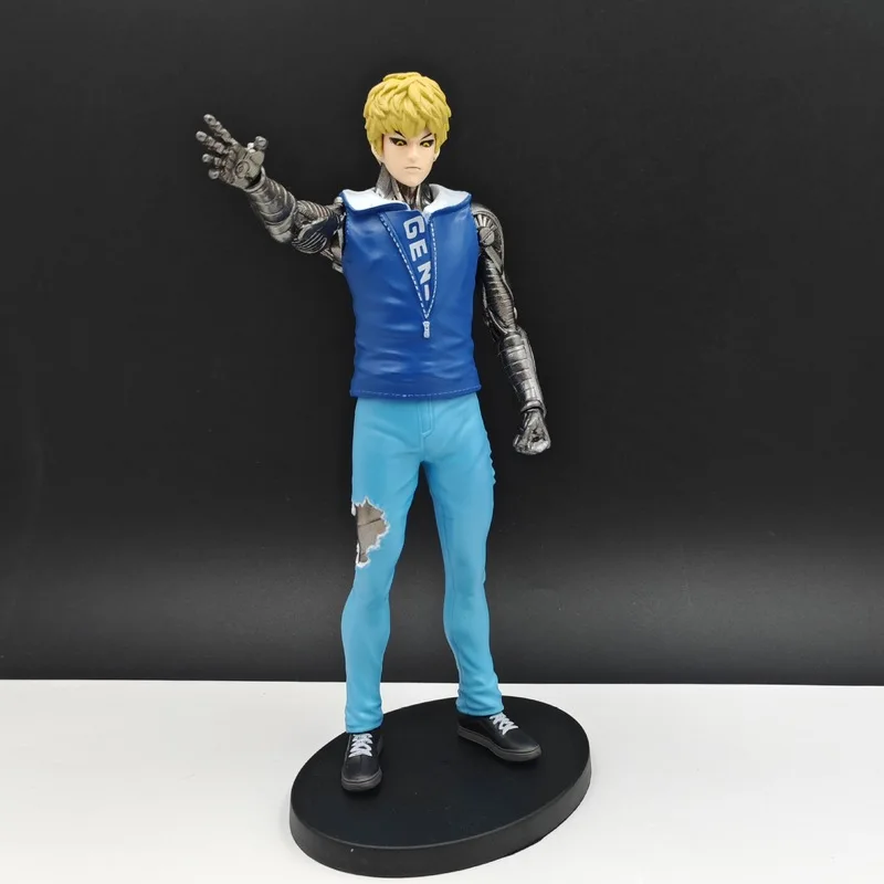 Anime Action Figure One Punch Man Genos Collectible Pvc Model Desktop Decoration Tabletop Ornament For Anime Hobby Collectors