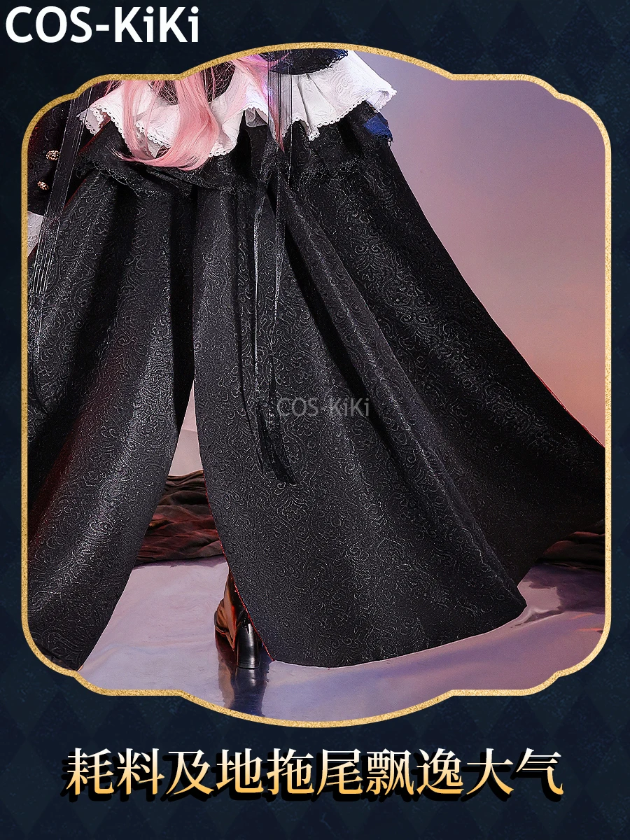 COS-KiKi-traje de juego Seraph Of The End Krul Tepes para mujer, elegante vestido Sexy, disfraz de Cosplay, traje de fiesta de Halloween, juego de rol