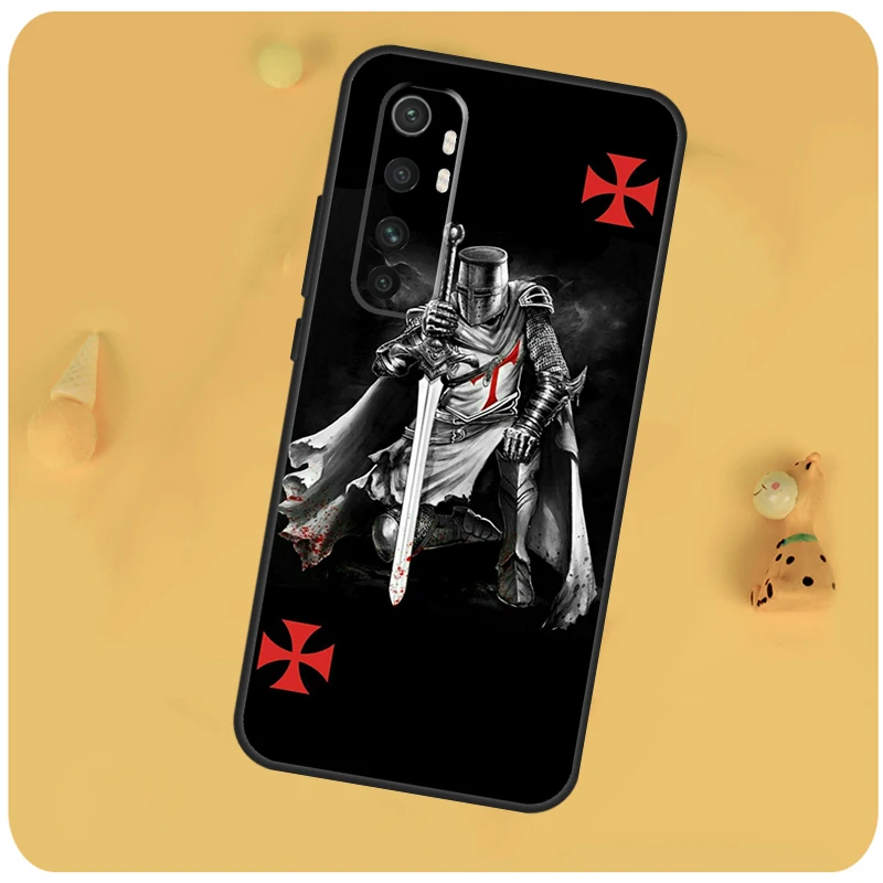 Christian Templar Knights warrior Case For Xiaomi Mi 11 Lite Ultra 9T 10T 11T Pro POCO X3 Pro M3 F3 Phone Cover Shell