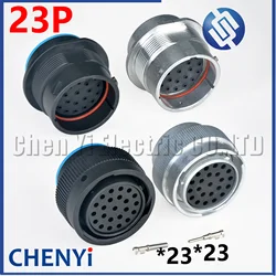 23 Pin male or female auto waterproof connector plug With Pins HDP26-24-23SE HDP24-24-23PE For Deutsch HDP series
