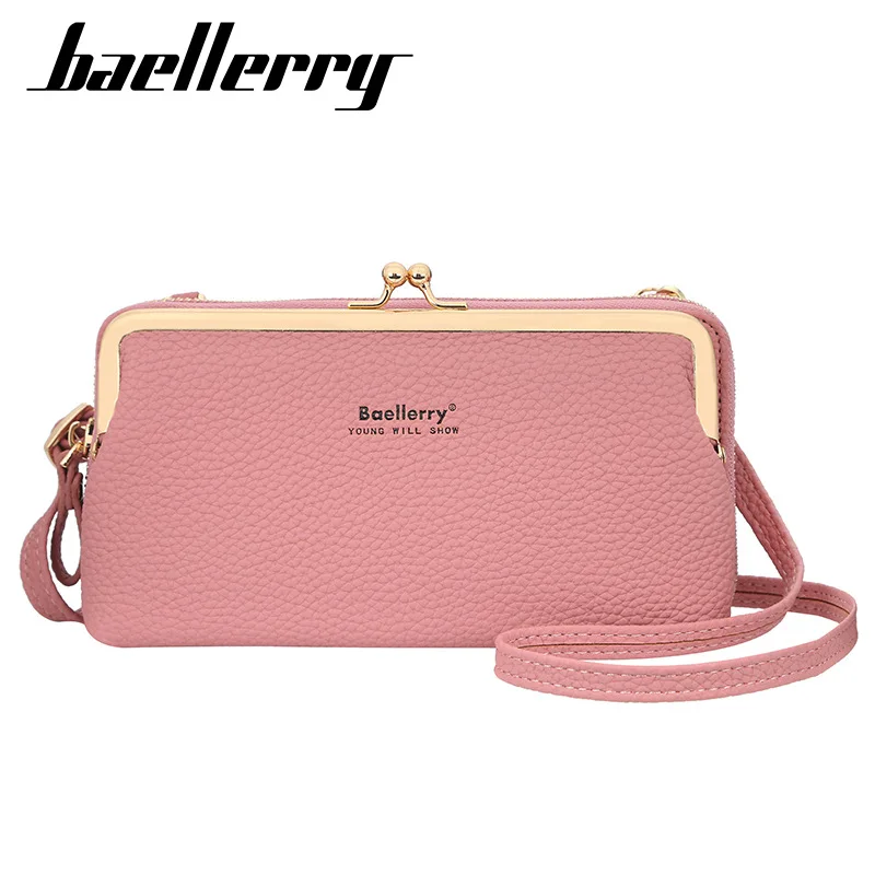 

Baellerry Women's Multifunctional Crossbody Wallet Horizontal Zipper Organizer Phone & Card Storage Bag for Women