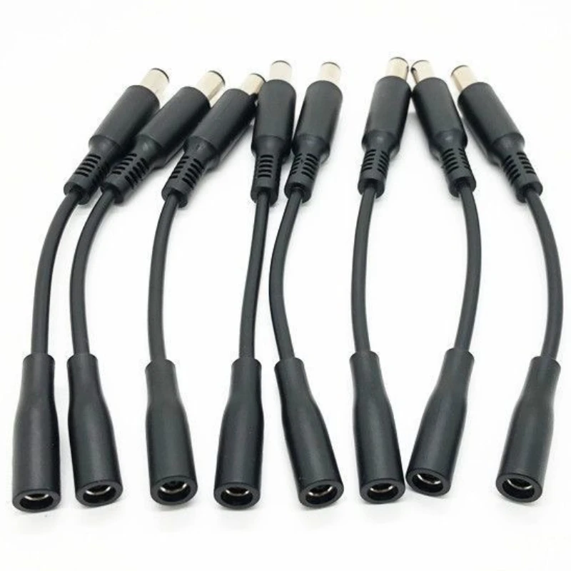 DC Power Adapter Connector Plug DC Conversion Head Jack Female 4.5*3.0mm Plug to Male 7.4*5.0mm with Pin for Dell Laptop