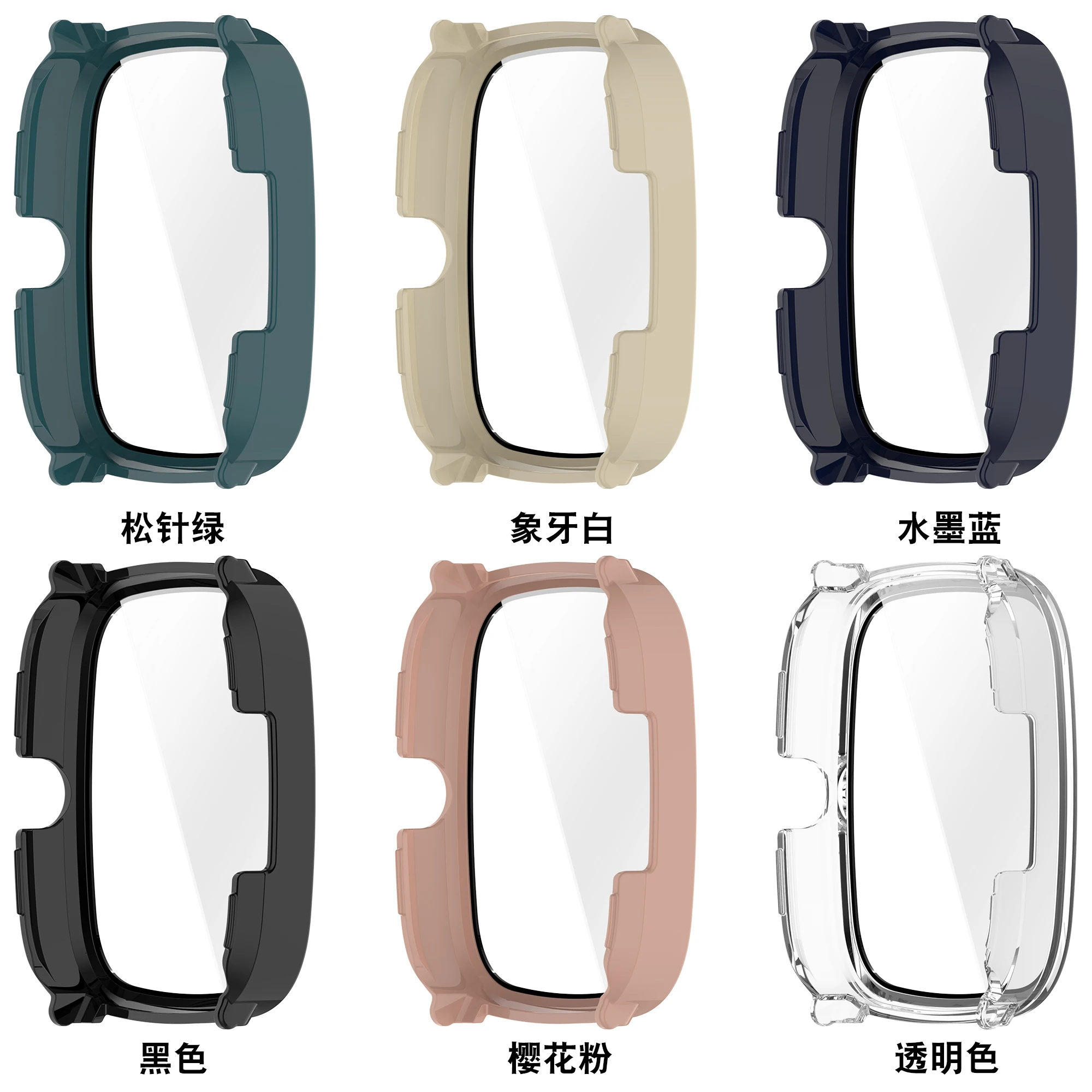 Case For Haylou RS5 PC Hard Watch Cover With Tempered Glass Screen Protector Watch Protective Shell For Haylou RS5