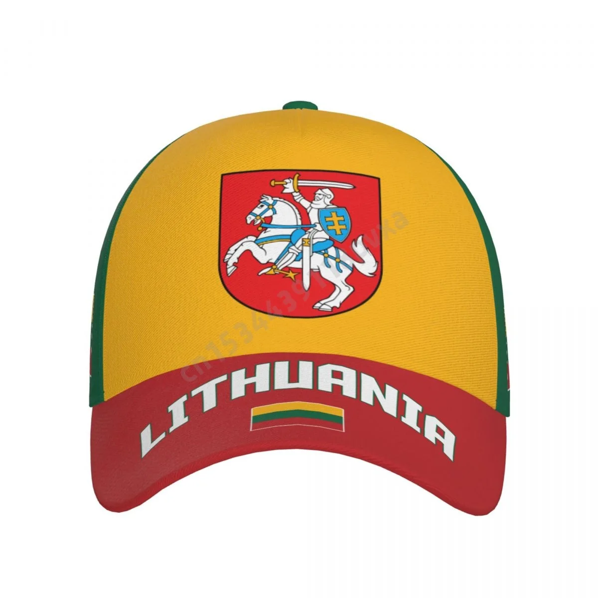 Unisex Lithuania Flag Cool Lithuanian Adult Baseball Cap Patriotic Hat for Baseball Soccer Fans Men Women