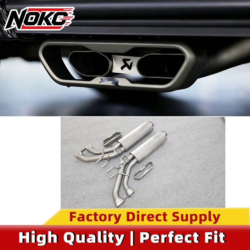 Premium Titanium Steel Ak Style Exhaust Muffler Pipe Fit Mercedes G-Class W464 W465 G500 G63 AK Style Titanium Exhaust System