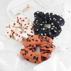 3PCS/Set Fashion Women Girls Hair Bands Elastic Large Heart Decoration Headband Hair Accessories Ponytail Holder Gifts Wholesale