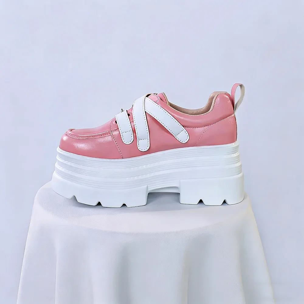 

Game Zenless Zone Zero Sunna Cosplay Shoes Pink PU Leather High Heels Thick Soled Shoes Halloween Carnival Costume