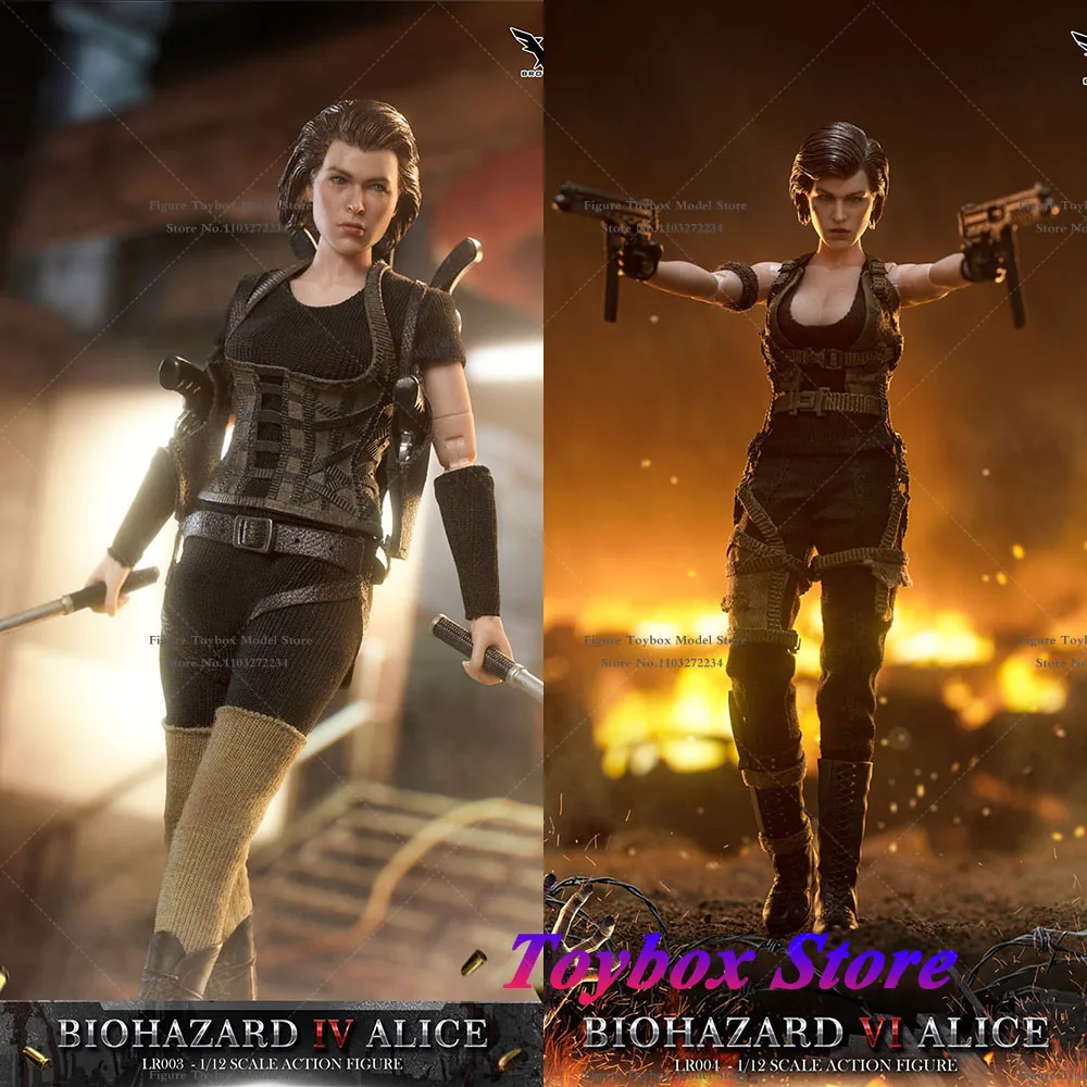 

BROTOYS LR003 LR004 Resident Evil 4 масштаб 1/12 Biohazard 4 Алиса 6-дюймовый женский солдат фигурка модель игрушки для фанатов